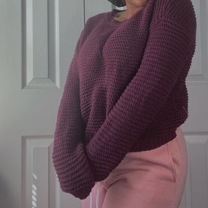 Aeropostal Purple Sweater
